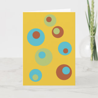 Cartão Retro Blank Folded Greeting Card