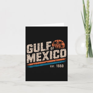 Cartão Retro Da Década De 90 Golfo Dos Eua América Do Les