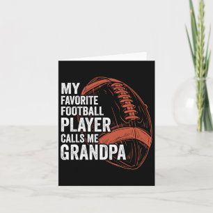 Cartão Retrô Engraçado Meu Jogador De Futebol Favorito Me