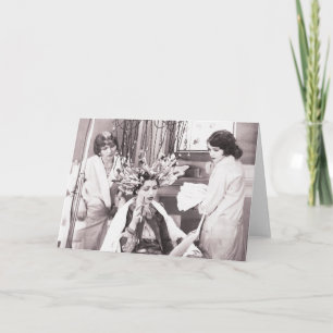 Cartão Retro Fun Hair Salon