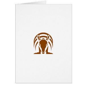 Cartão Retro isolado tatu