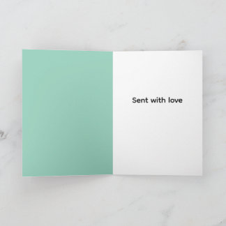 Cartão Retro rockin rabbit greeting 