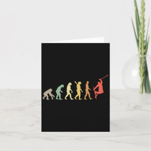 Cartão Retro Skiing Evolution For Skiers Skiing Season