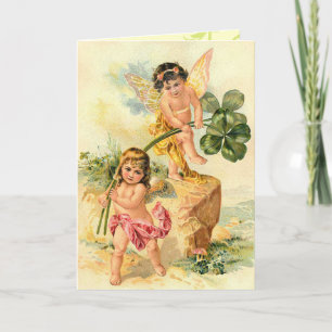 Cartão Retro St. Patrick's Day Greeting Card