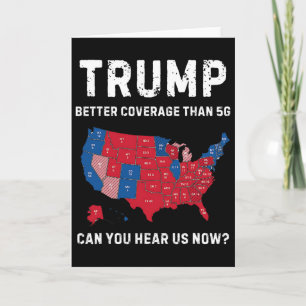 Cartão Retro Trump Melhor Cobertura Do Que 5g Você Pode M