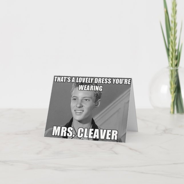 Cartão Retro Vintage 60s (Frente)