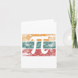 Cartão Retro Vintage Pi Day 2025 Math Teacher 3.14 P