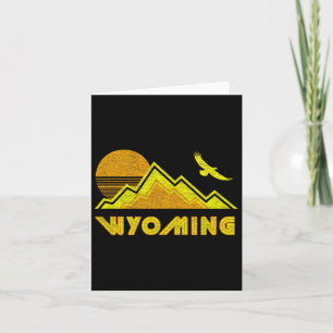 Cartão Retro Wyoming - Teto de Hiperligação em Circulação