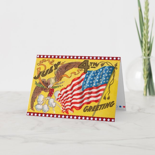 Cartão Retroativo de 4 de julho (Frente)