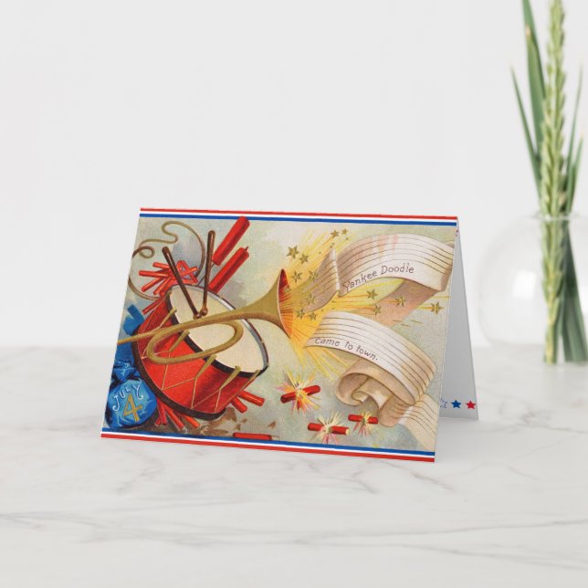 Cartão Retroativo de 4 de julho (Frente)