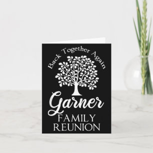 Cartão Reunião da Família Garner Juntos Novamente Para To