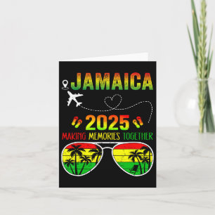 Cartão Reunião de Família Jamaica 2025 Criando Memórias F