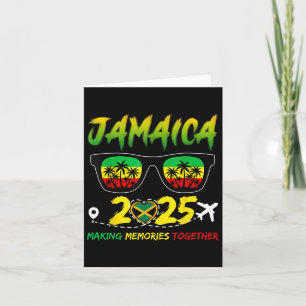 Cartão Reunião de Família Jamaica 2025 Criando Memórias F
