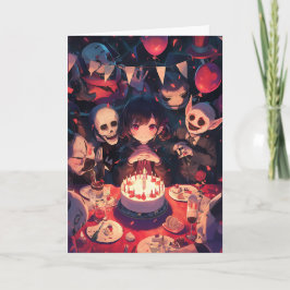 Cartão Reunião de Ghoulish: Uma Bash de Aniversário Testa