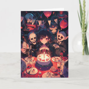 Cartão Reunião de Ghoulish: Uma Bash de Aniversário Testa
