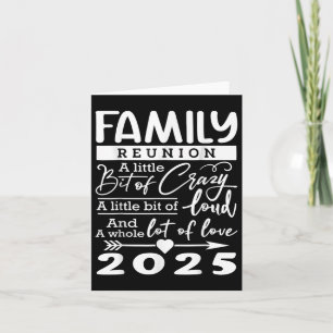 Cartão Reunião Familiar 2025 Amantes Funny Família _1