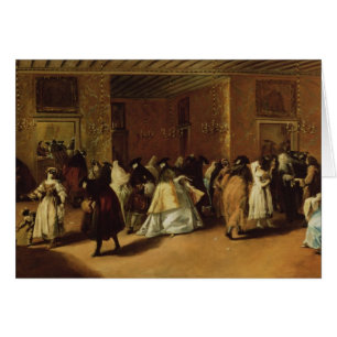 Cartão Reunião mascarada