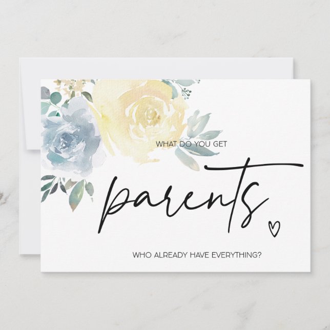 Cartão Revelação de Gravidez dos Novos Avós para Pais (Frente)