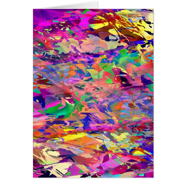 Cartão Revelação dos fragmentos da vida (Frente)