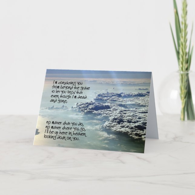 Cartão Reverse Condolence Card 5 (Frente)