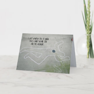 Cartão Reverse Condolence Card 6