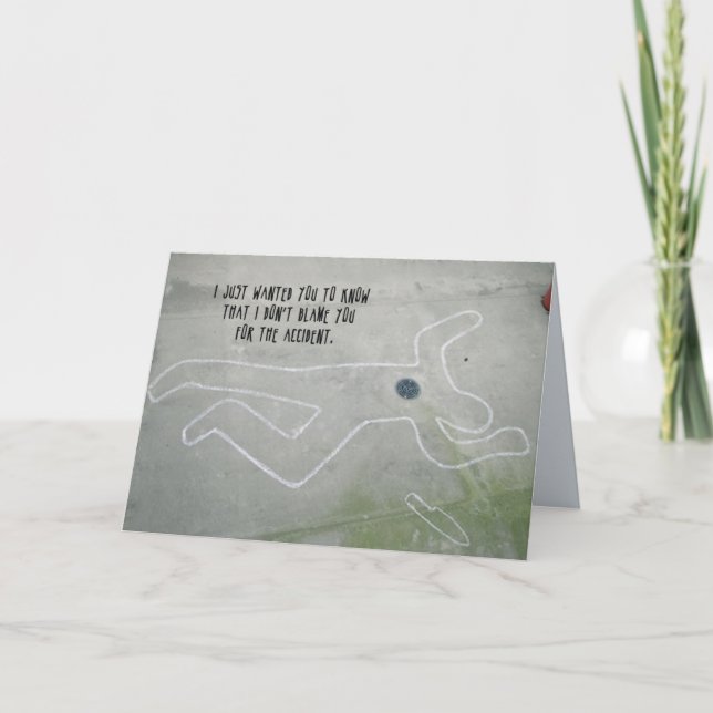 Cartão Reverse Condolence Card 6 (Frente)