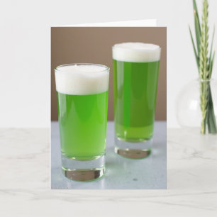 Cartão Revitalizante de Bebidas Verdes