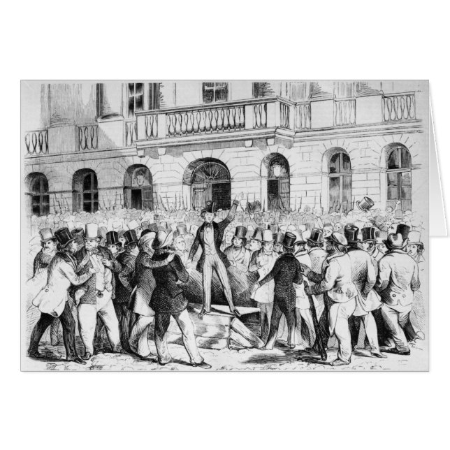 Cartão Revolta em Viena (Frente Horizontal)