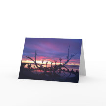 cartão reykjavik sunset greeting #3