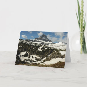 Cartão Reynolds Mountain do Logan Pass no Parque Glacier