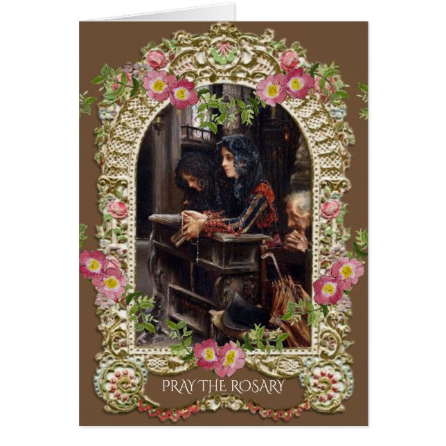 CARTÃO REZA AO ROSÁRIO (Frente)