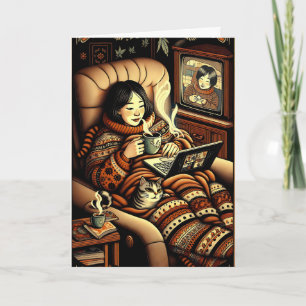 Cartão Rezando por Melhores Dias para Você