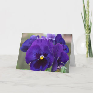 Cartão Rezando por você