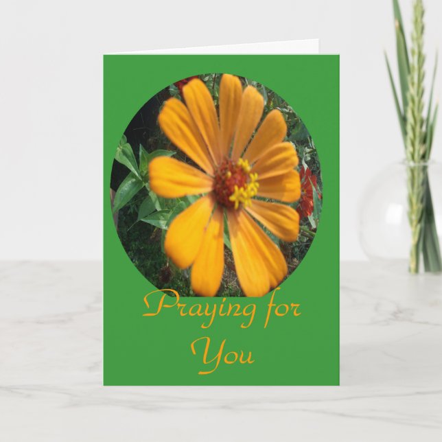 Cartão Rezando por Você (Frente)