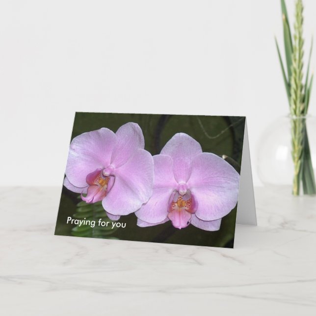 Cartão Rezando por você (Frente)