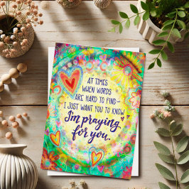 Cartão "Rezando por você" Inspirivência