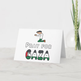 Cartão Reze Por Gaza