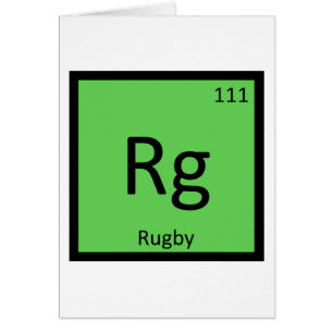 Cartão Rg - Símbolo da Tabela Periódica da Química Esport