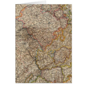 Cartão Rhenish Prussia, Westphalia, Hesse Nassau