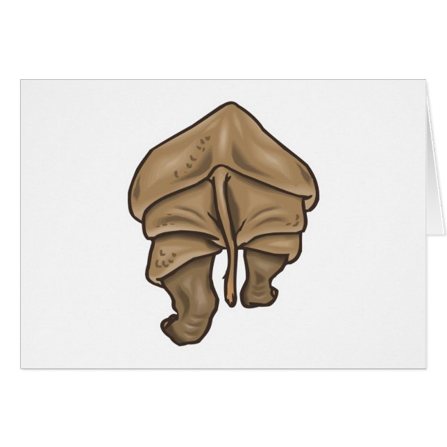 Cartão rhino bumbum (Frente Horizontal)