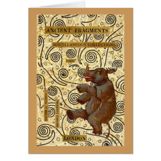 Cartão Rhino Dançante