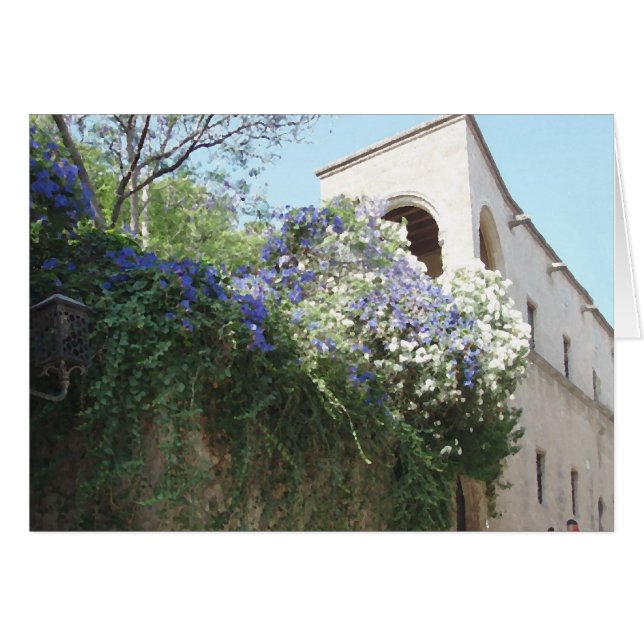 Cartão Rhodes Old Town Grécia (Frente Horizontal)