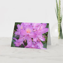Cartão Rhododendron Flower Birthday Card