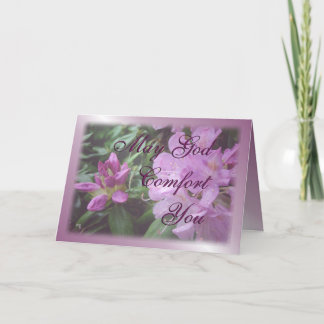 Cartão rhododendron inspirational-customize