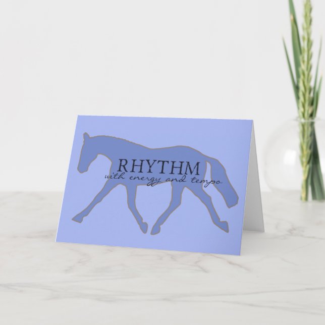 Cartão RHYTHM 5x7 GREETING CARD (Frente)
