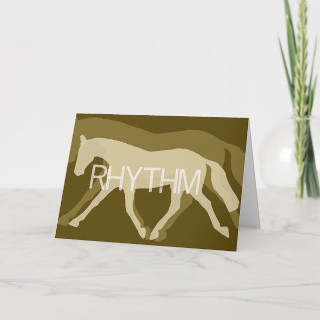Cartão RHYTHM 5x7 GREETING CARD (Frente)