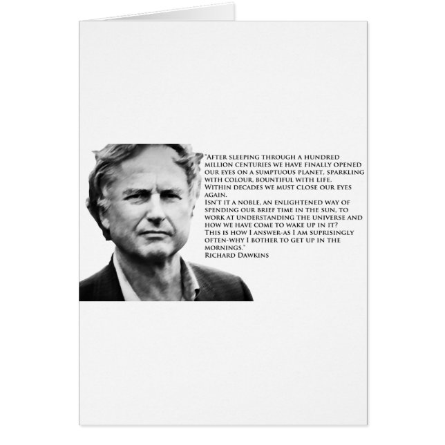 Cartão Richard Dawkins (Frente)