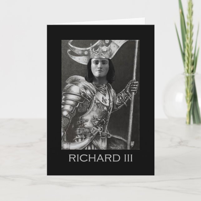 Cartão Richard III prepara-se para a batalha (Frente)