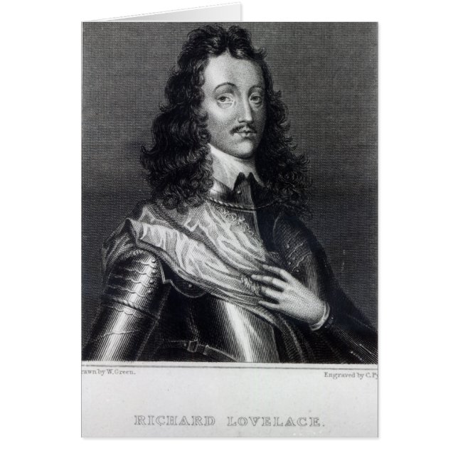 Cartão Richard Lovelace (Frente)
