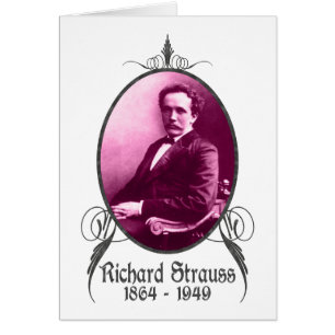 Cartão Richard Strauss